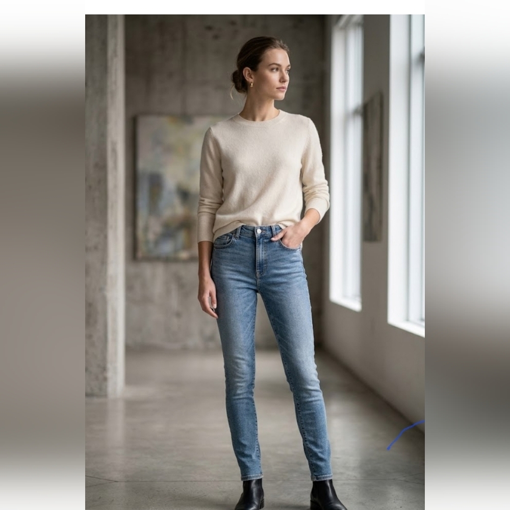 Zara Light Blue High Rise Women's Jeans